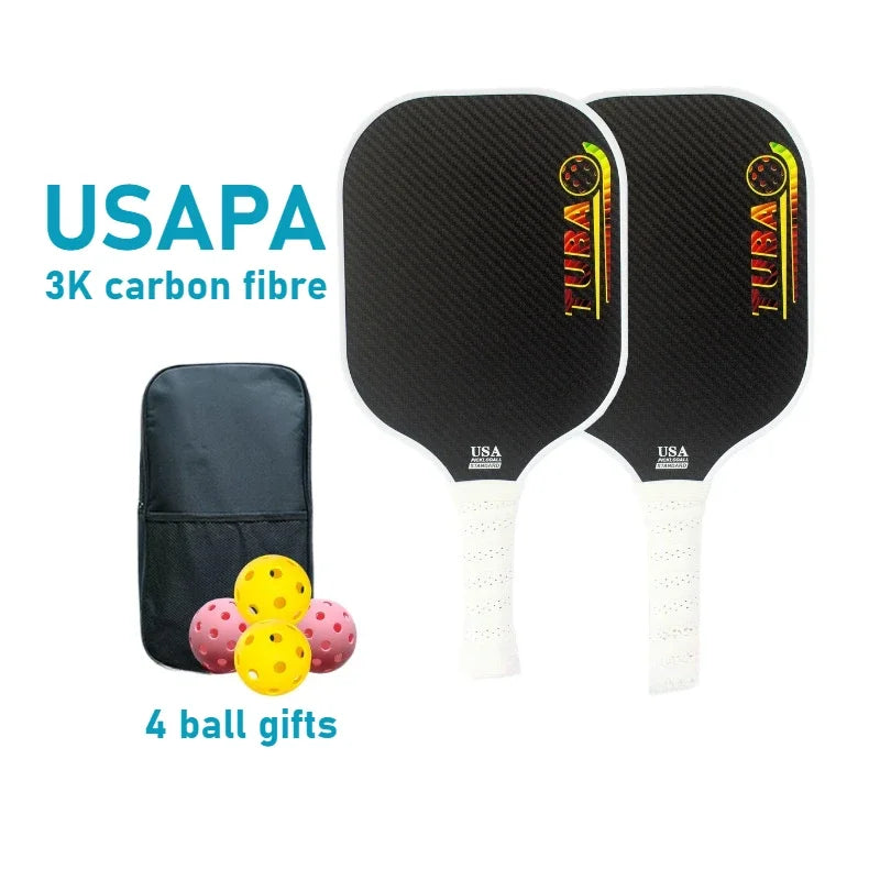 USAPA 3K Matte Carbon Paddle Set