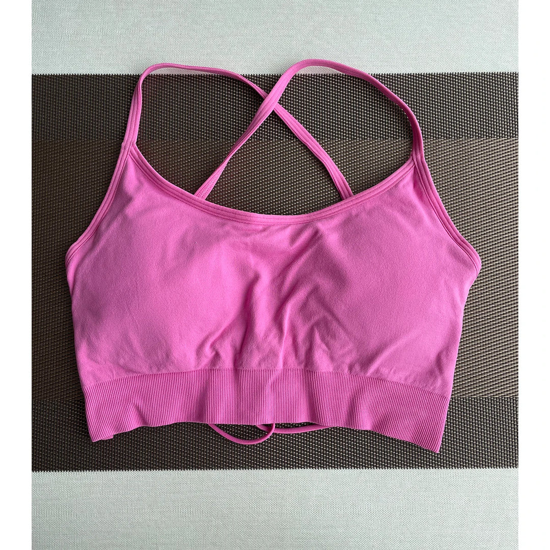 New Invincible Seamless Bra Spandex  Woman Fitness Elastic Breathable Breast Enhancement Leisure Sports Underwear