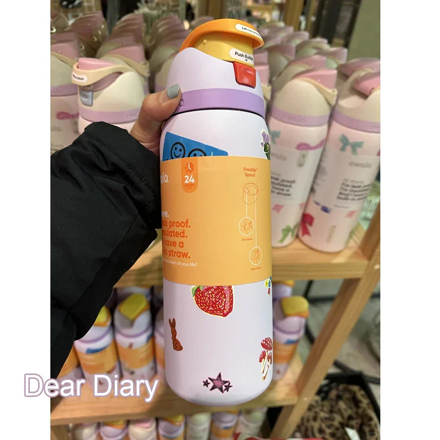 Owala FreeSip Blue Bow Tie Water Bottle
