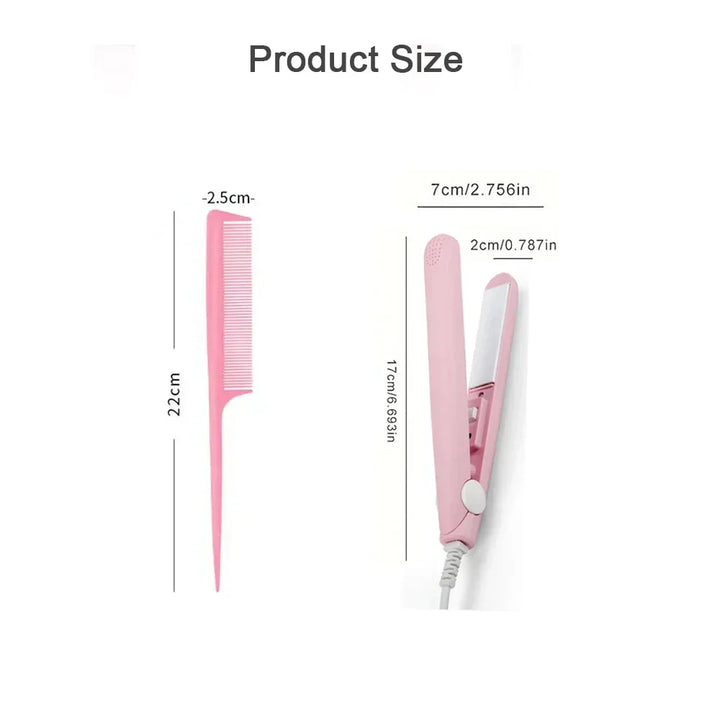 Pink Ceramic Hair Straightener