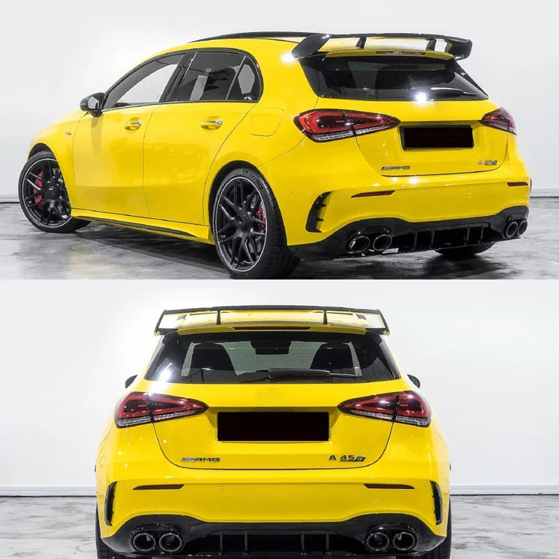 Roof Rear Spoiler Wing GT for Mercedes W176 Benz A Class A180 A200 A220 A250 A260 AMG A45 Hatchback 2013-2022 Body Kit