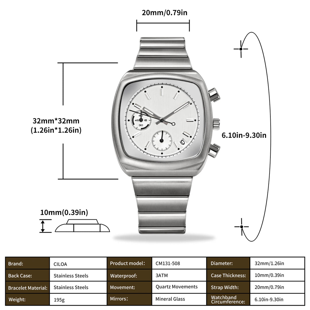 CILOA men's high quality Man sports quartz watchdives watches Gifts for men automatic movement mechanical male wrist watch