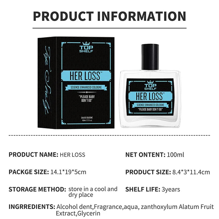 Male Pheromone Cologne Top Class Herloss Original Charm Confidence 100ml Male Dating Attract Women Temptation Lasting Perfume