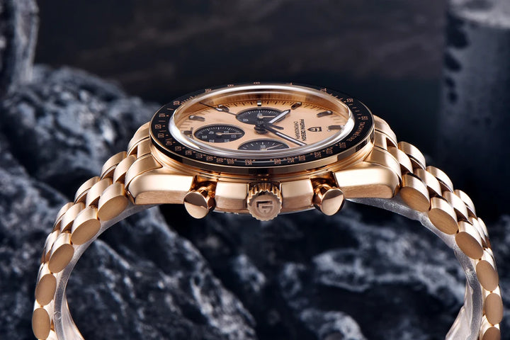 PAGANI DESIGN 2023 New Moon Watch For Men Quartz Multifunction Chronograph Sports Mens Watches Top Brand Luxury Sapphire Mirror
