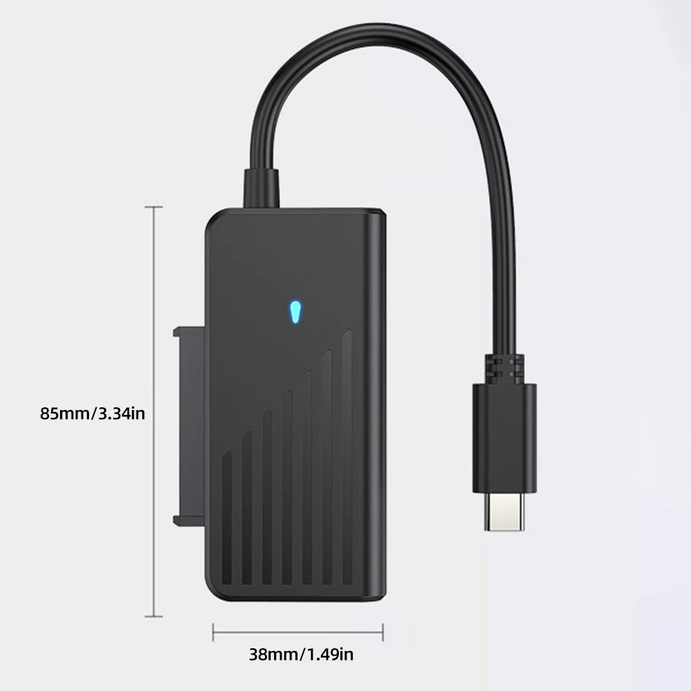 SATA to USB3.0 Adapter 5Gbps 2.5/3.5 Inch USB to SATA Adapter SSD Hard Disk Adapter M.2 NGFF Solid State Converter for Laptop PC