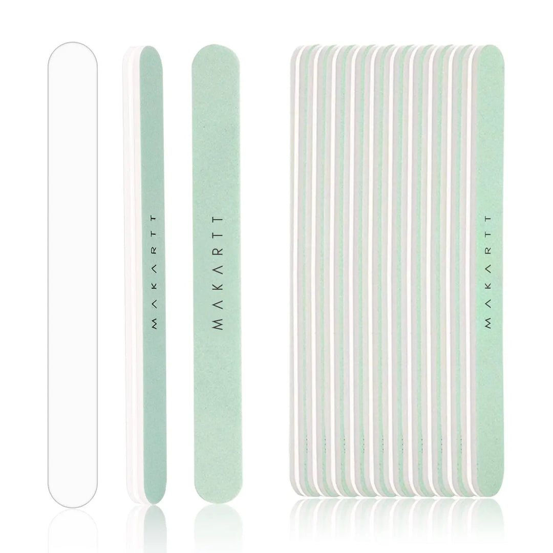 Makartt Fine Nail Buffer Block Shiny Nails Sponge 10PCS Natural Nail Polisher for Natural Nails Nail File 400 and 6000 Grit