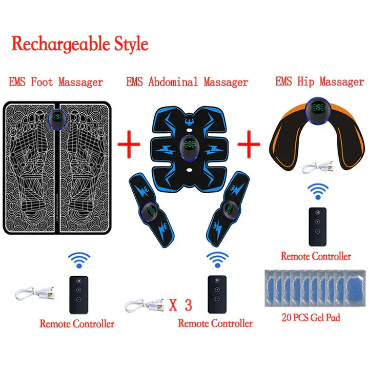 Premium Remote EMS Foot Massager