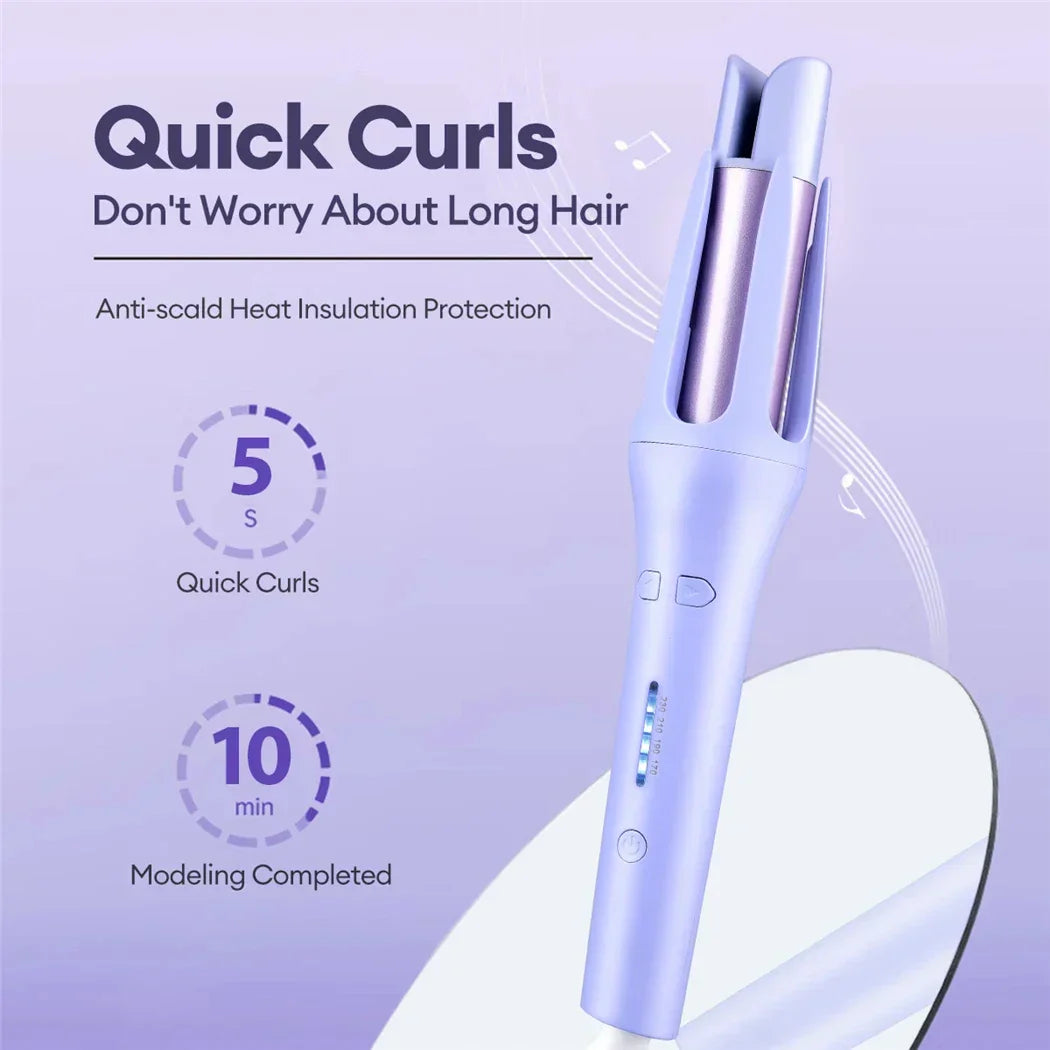 Tinsol 2-in-1 Automatic Hair Curler