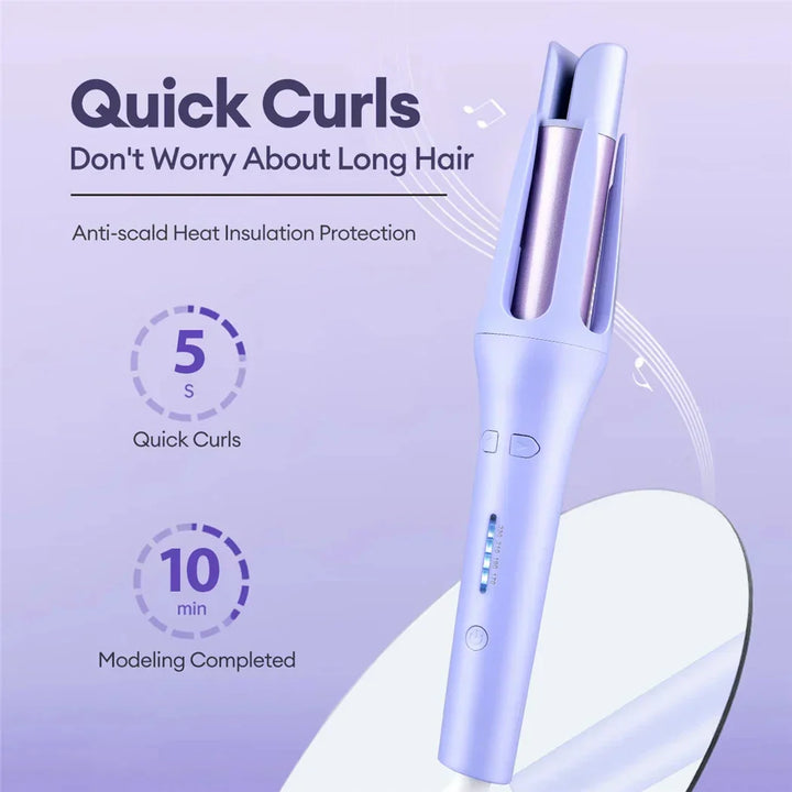 Tinsol 2-in-1 Automatic Hair Curler