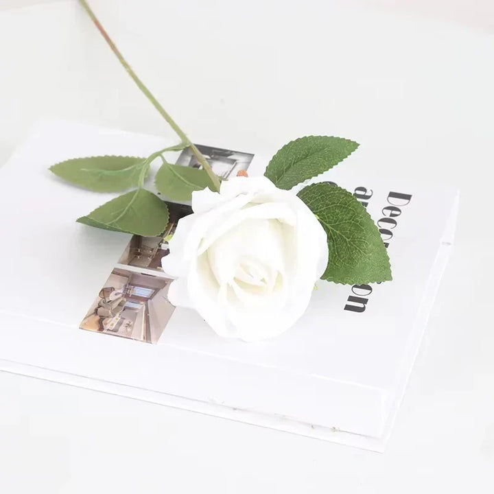 Artificial Flannel Rose Bouquet