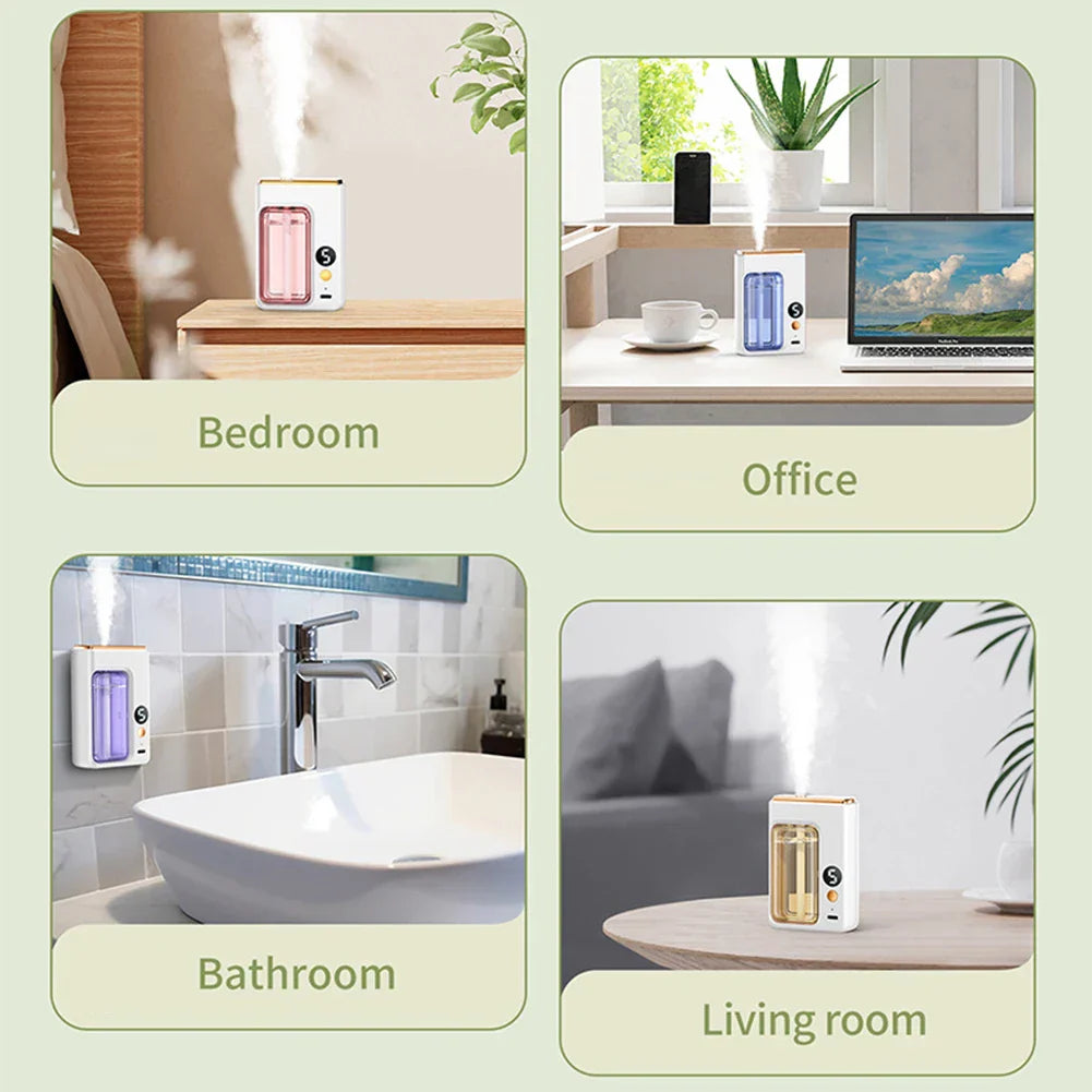 50ML Automatic Home Fragrance Machine Essential Oil Diffuser Nebulizer Perfume Scent Machine for Kitchen and toilet deodorizatio