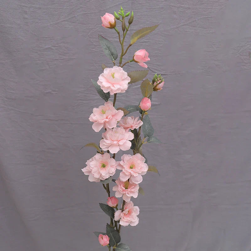 Artificial Silk Camellia Flower Branch
