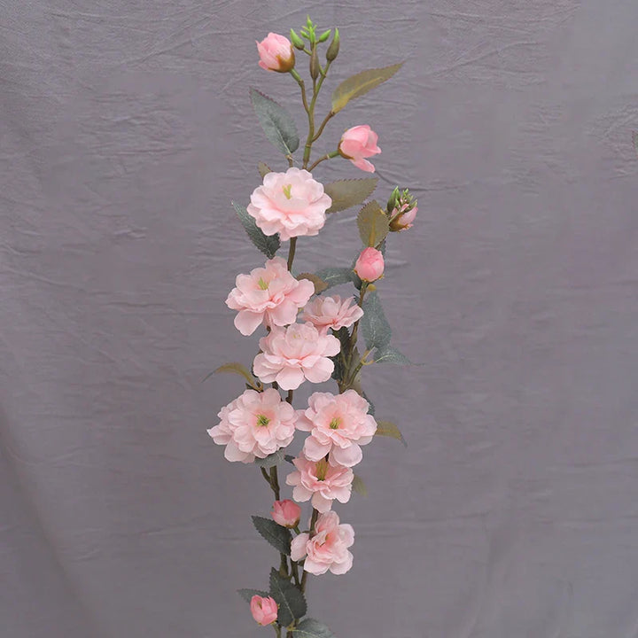 Artificial Silk Camellia Flower Branch