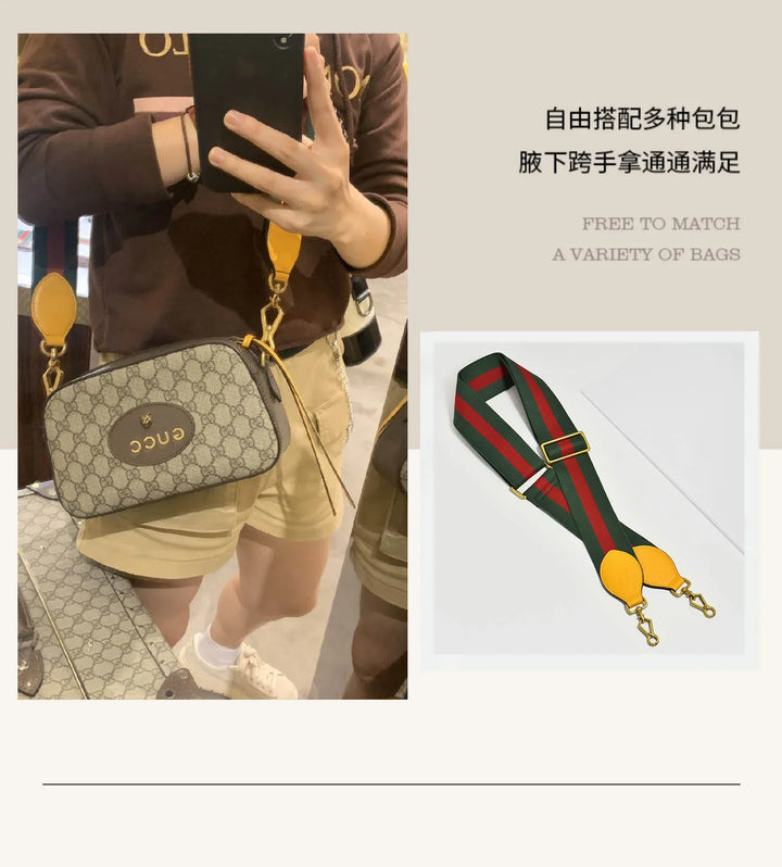 Nylon Weave Bag Strap Women Straps for Ophidia Crossbody Messenger Shoulder Bag Accessories Adjustable Belts Handbag Straps