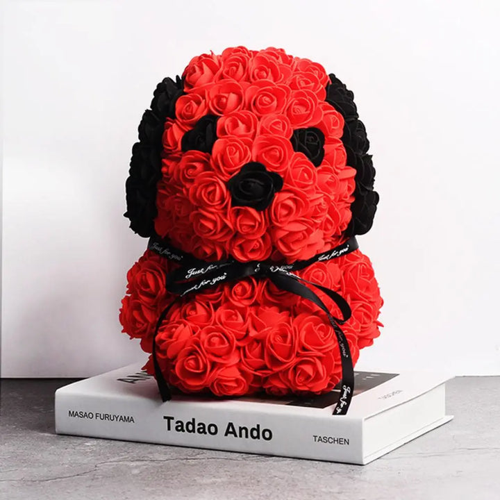 Teddy Rose Dog – Soap Foam Flowers
