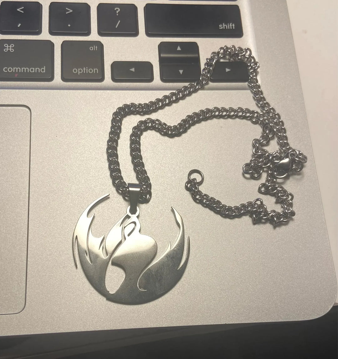 Personalized Custom Brand Logo Necklaces Pendants Chain Stainles Steel Engraved Picture Handwritten Letter Name Jewelry Gifts