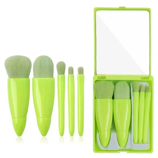 5pcs Travel Makeup Brush Set