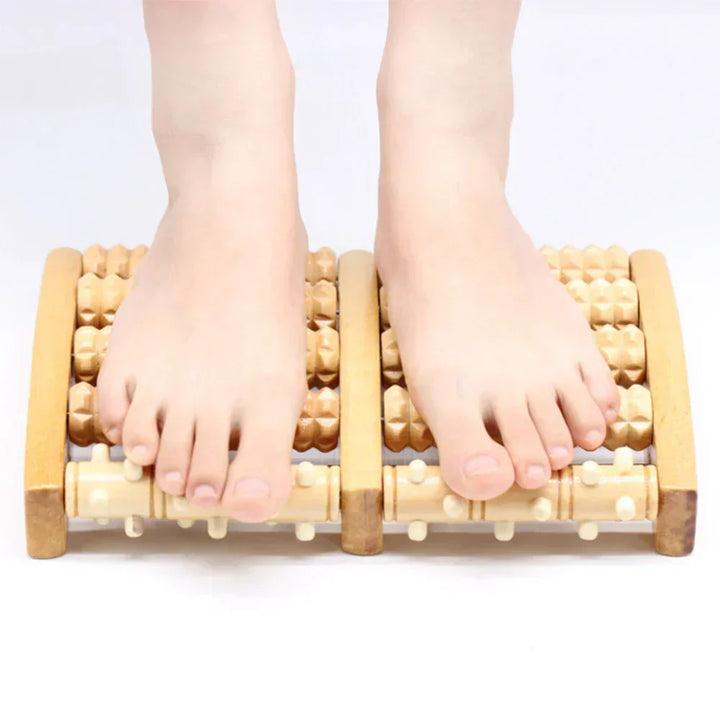 Premium Wooden Foot Roller Massage