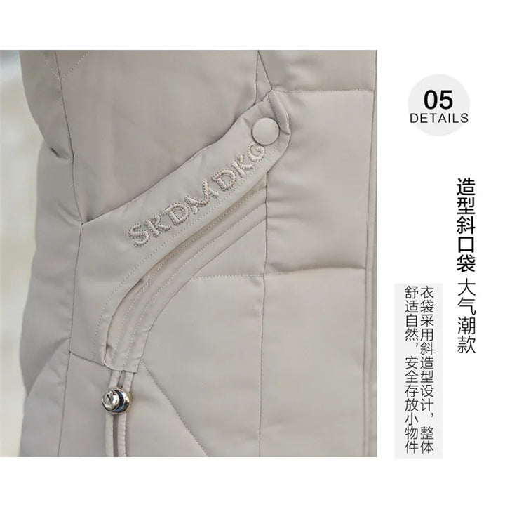 2024 New Autumn Winter Coat Women Thicken Warm Oversized Hoodies Casual Loose Korean Autumn Winter Fashion  Cotton Parkas Coat