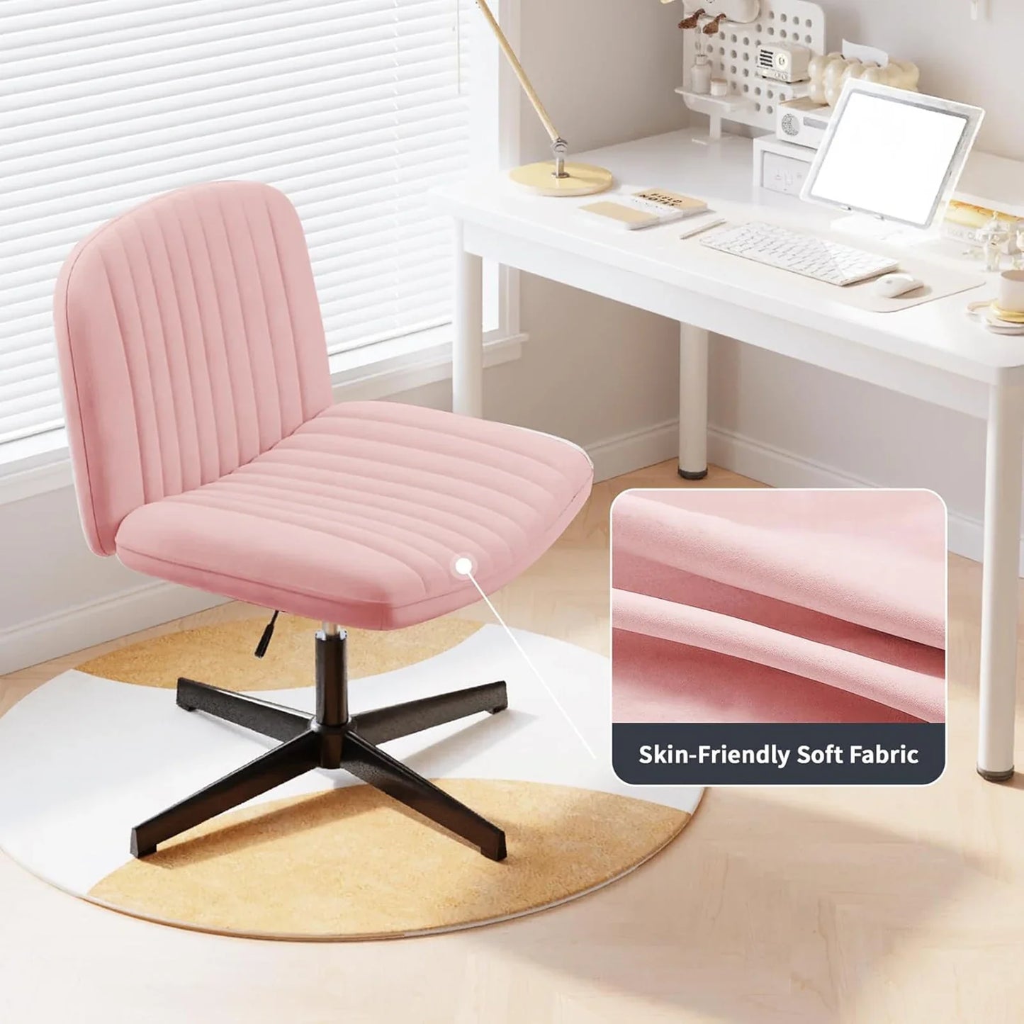 Office Chair with Wide Cushion & Rocker