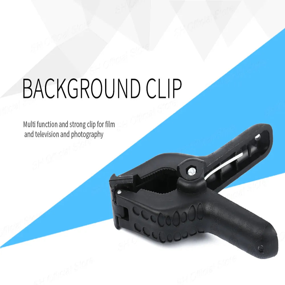 12Pcs Muslin Clamps Background Stand Clip Photography Heavy Duty 6CM Photo Booth Fixed Backdrop Muslin & Green Screen