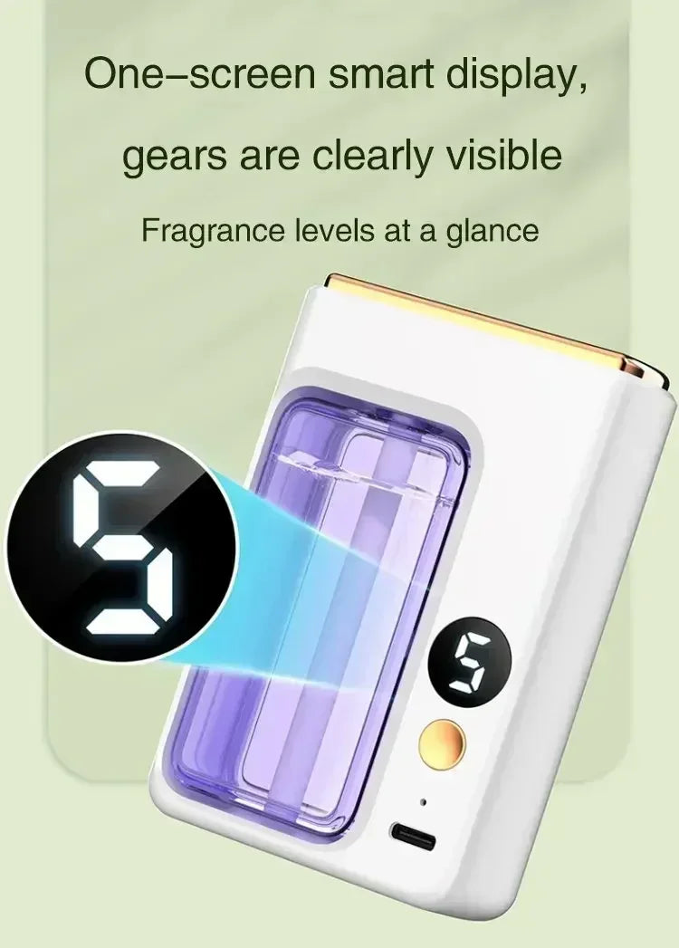 NEW Diffuser Aromatherapy Machine,Wireless Wall Hanging Portable Automatic Fragrance Spray Bathroom Toilet Deodorization