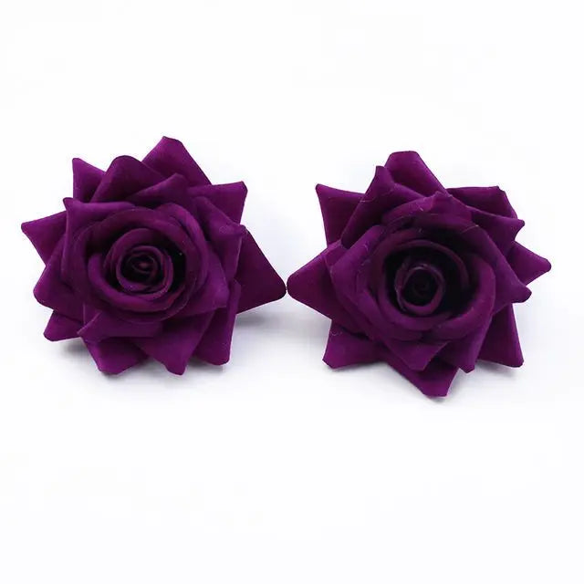 Artificial Silk Roses for Décor