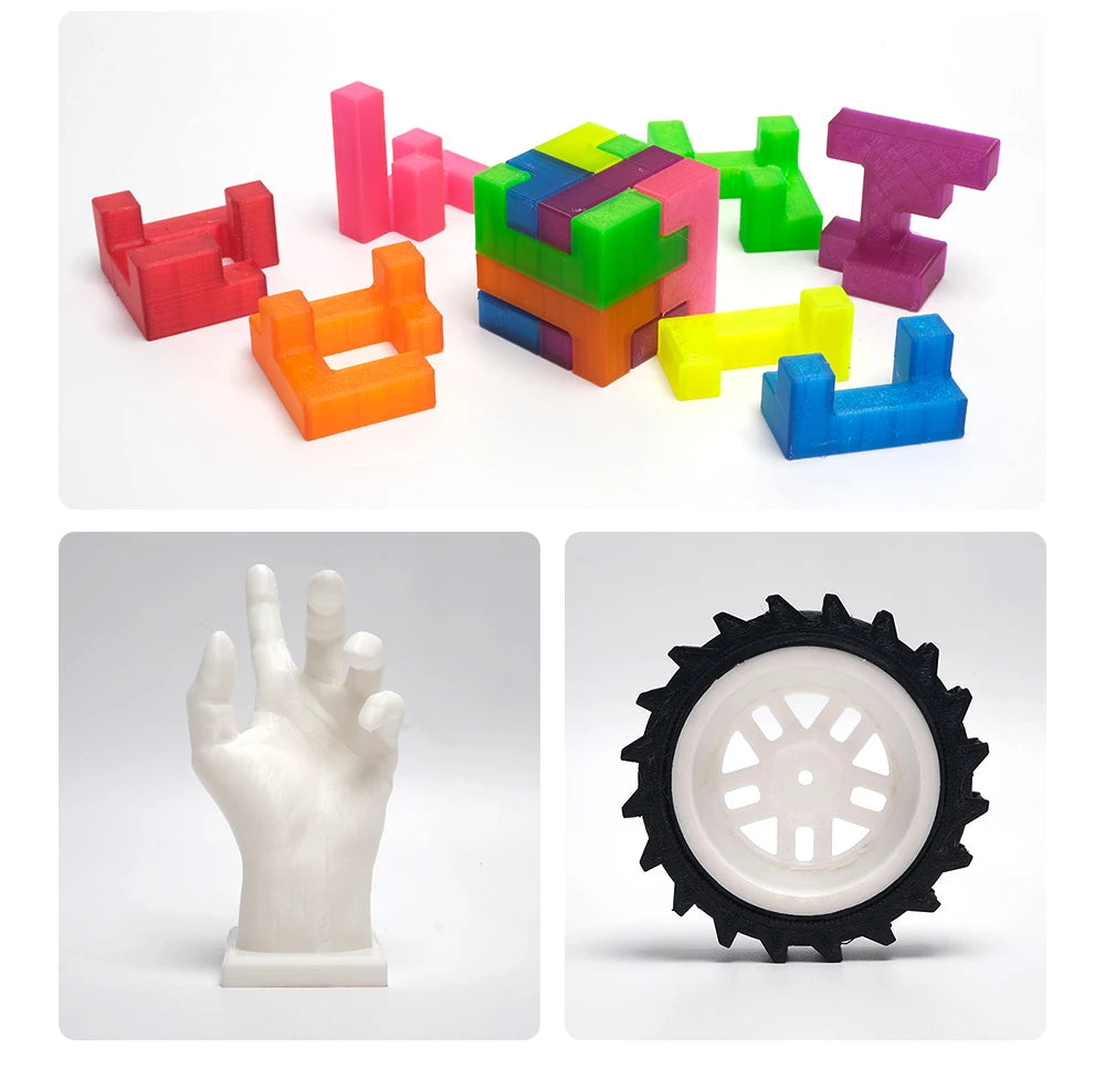 eSUN Flexible TPU Filament 1.75mm,TPU 95A 3D Printer Filament 1KG 2.2 LBS Spool 3D Printing Material For 3D Printers TPU 95A