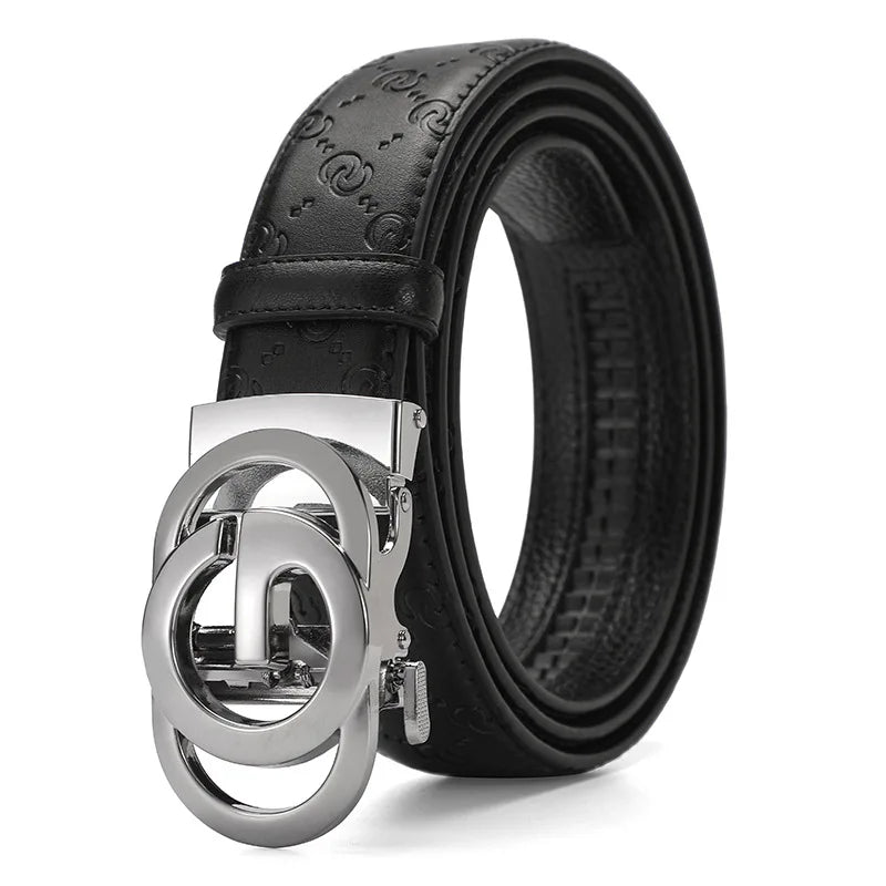 Luxury belts for men Genuine leather belts Alloy buckle automatic belt Men's fashion designer belts Jeans waistband
