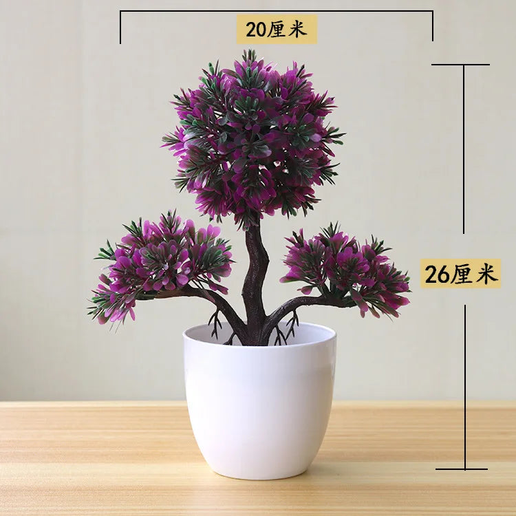 Mini Artificial Bonsai Tree Decoration