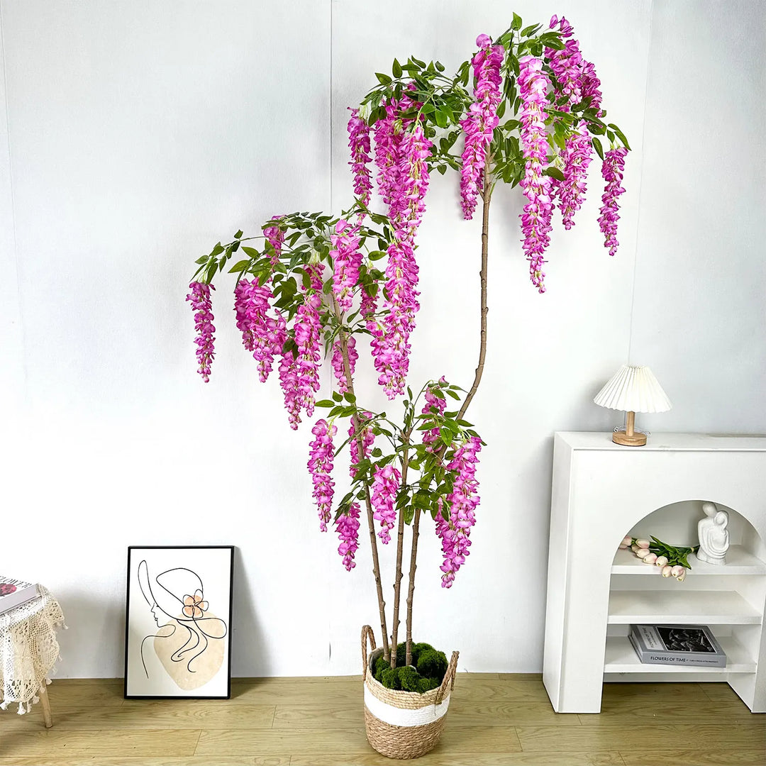 Artificial Wisteria Tree Décor