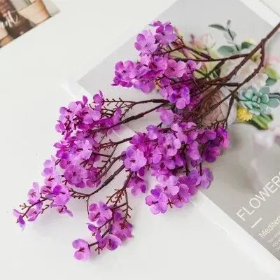 Artificial Cherry Gypsophila Fake Flowers