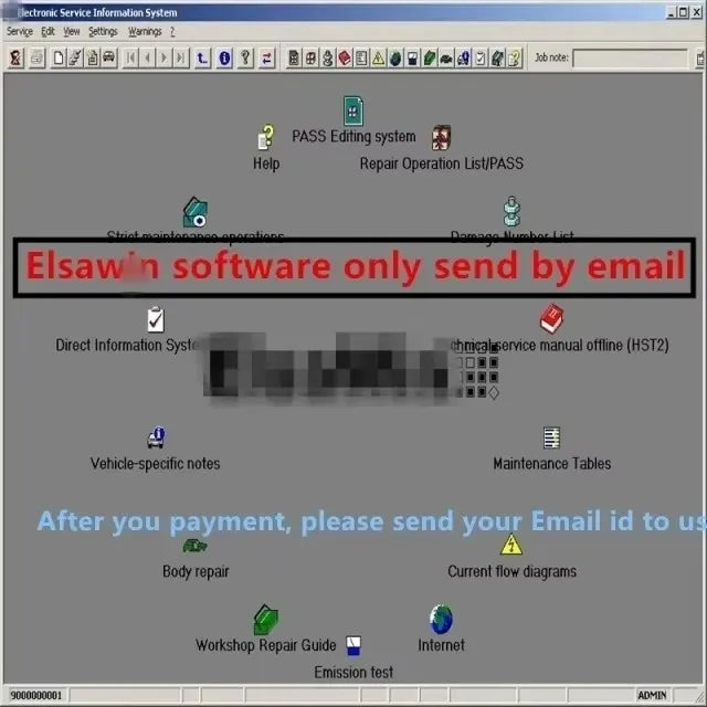 Newest  Etka 8.3& ELSAWIN 6.0 for A-udi for V-W Auto Repair Software Group Vehicles Electronic Parts Catalog free help install