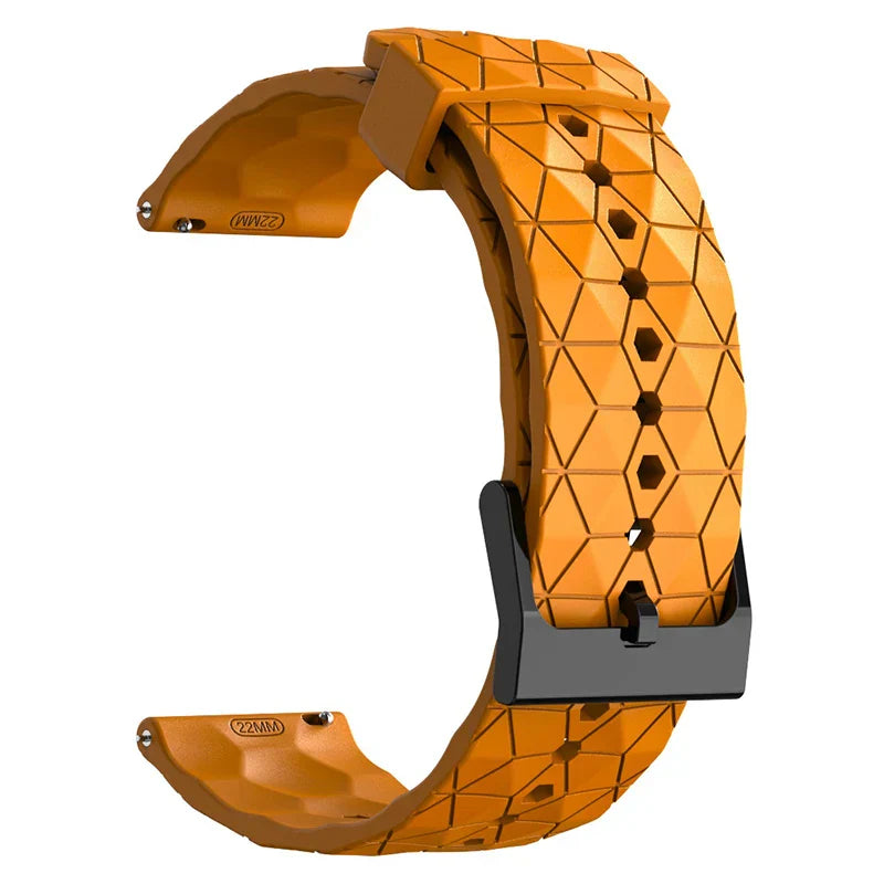 Silicone 22mm strap For Huawei GT 2 3 4 46mm WristStrap For Huawei Watch3 GT4 GT2 Pro GT2e Magic2 Bracelet Football Pattern Band