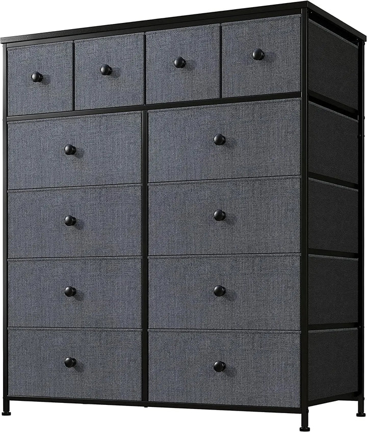 White Dresser with 12 Drawers