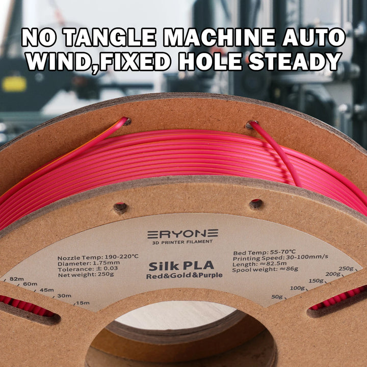 ERYONE Promotion Tri- Color Co-extrusion Silk  PLA Series 1.75mm 1KG For 3D Printing FDM Printer Fast delivery New Arrival