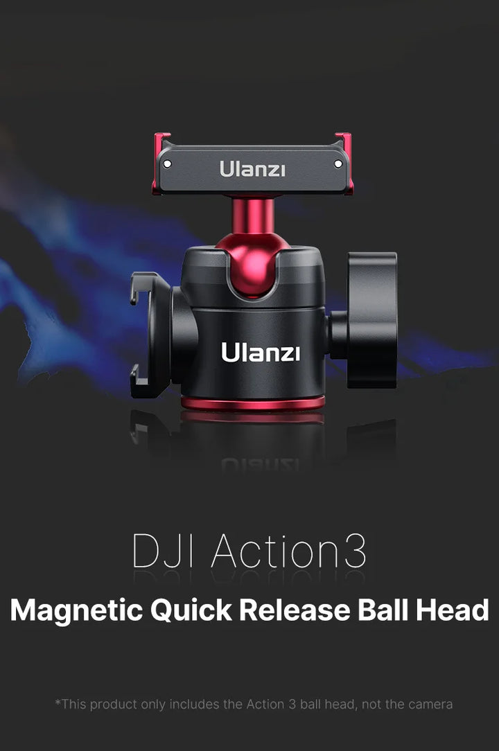 Ulanzi MT-50 Magnetic Tripod for Dji Osmo Action 5 4 3 Adjustable Underwater Selfie Stick Stand Mount Action Camera Accessories