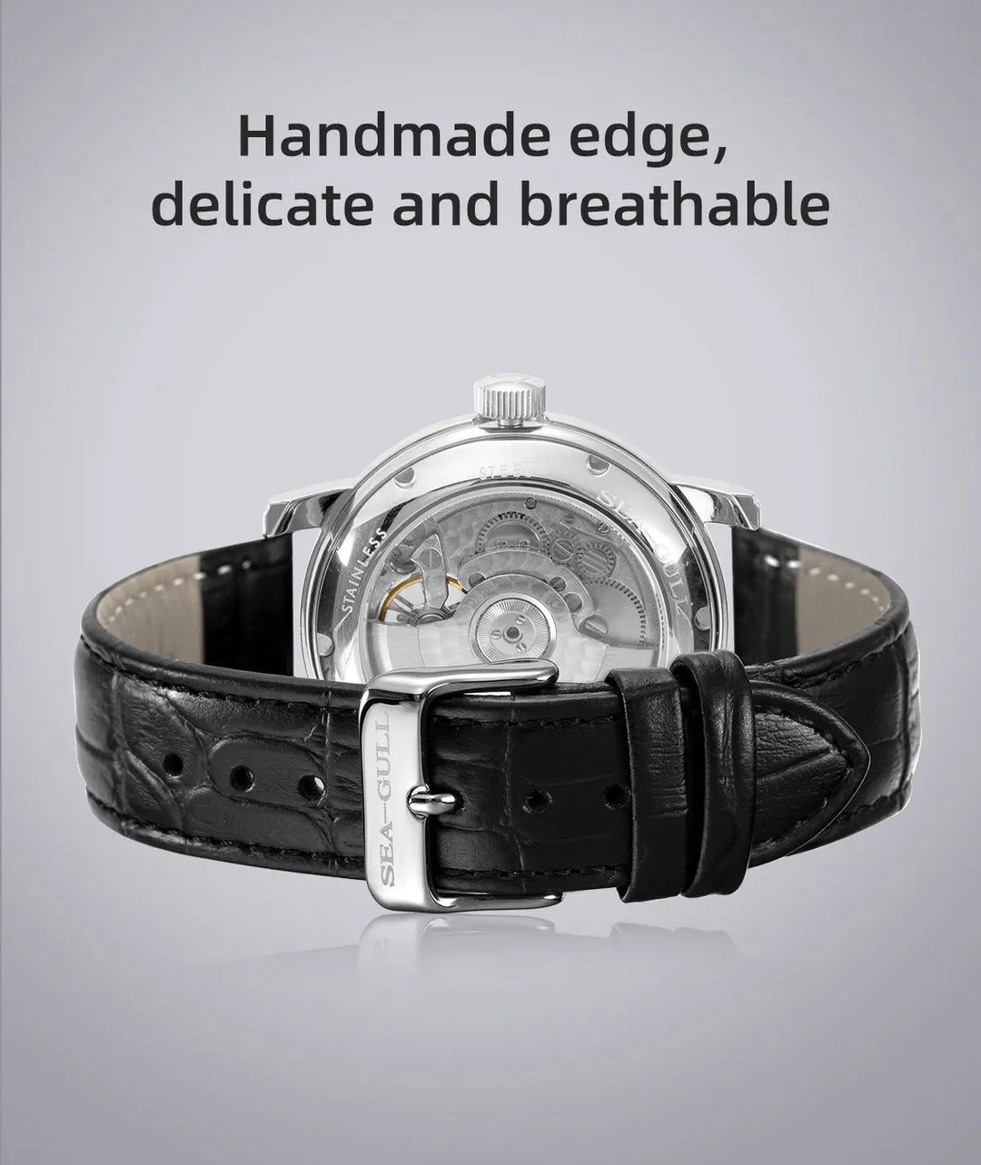 SEAGULL Luxury Watch Business Waterproof Male Clock Date Stainless Steel Mechanical Watch Men Watch reloj hombre 2023 D819.622