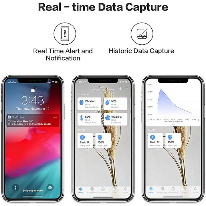 Aqara Temperature Humidity Sensor Zigbee Smart Air Pressure Environment Smart Control Smart Home For Xiaomi Mi home Homekit App