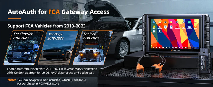 FOXWELL NT1009 10.1 inch OBD2 Car Scanner ECU Coding Active Test Guided Functions OE All System OBD2 Automotive Diagnosis Tools