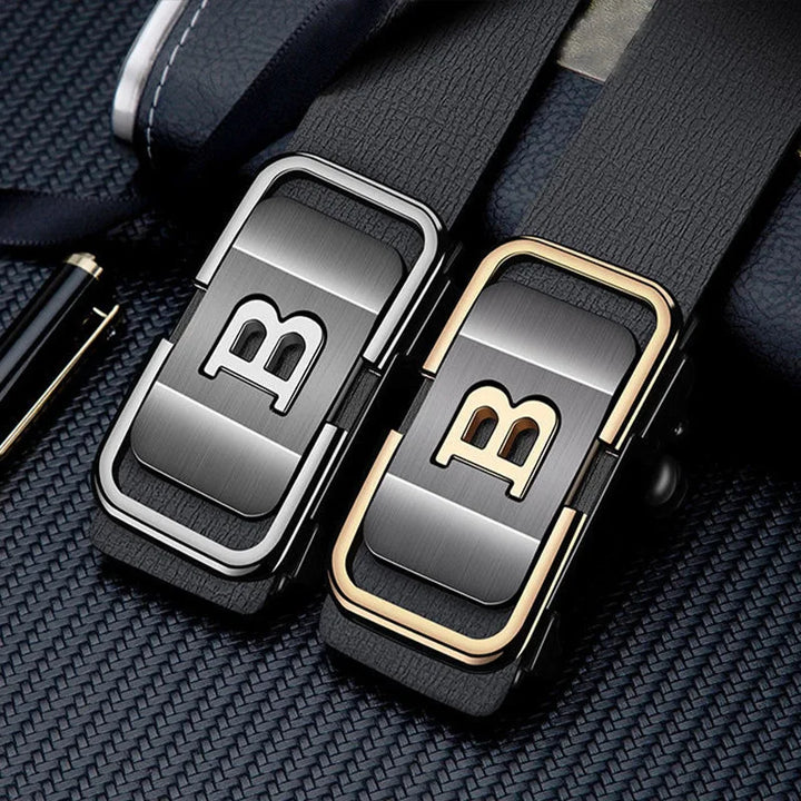 Top Quality Famous Brand Belt Men Genuine Luxury Leather Casual Belts for Men Strap Male Metal Automatic B Buckle Fashion Belt