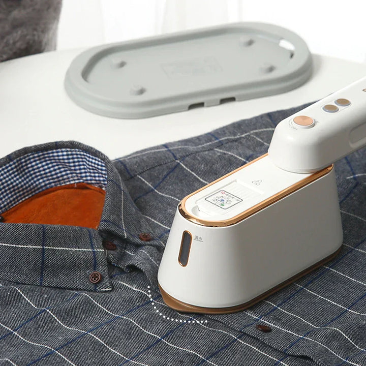New Hanging Ironing Machine Handheld 1000W Home Small Steam Iron Portable Dry Wet Double Ironing 6 Holes For Steam