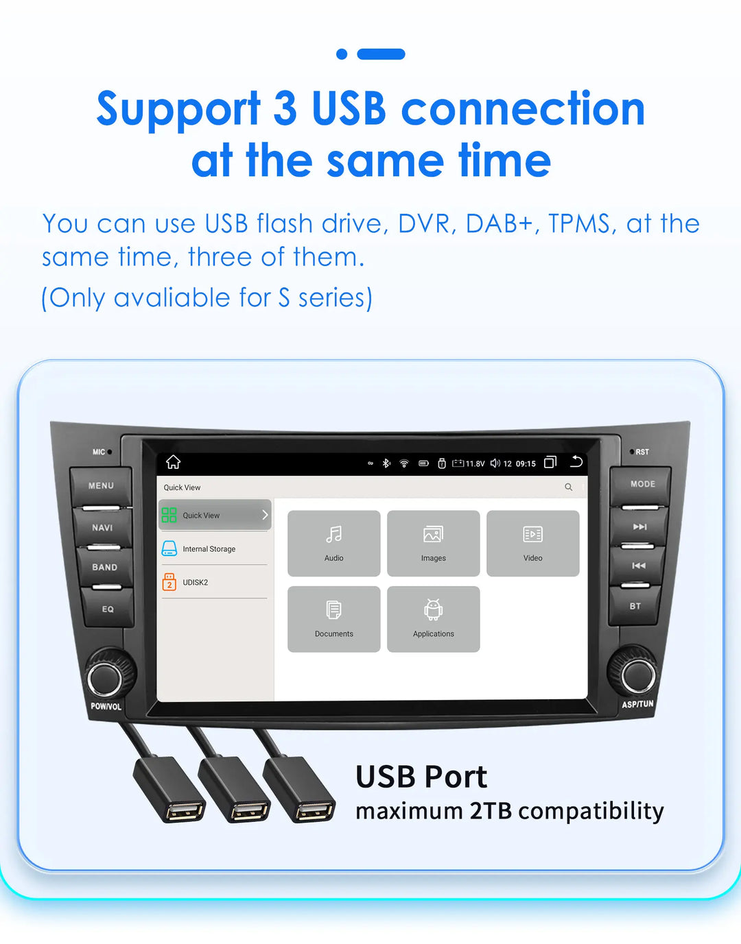 Hizpo 8" Car Radio Stereo For Benz E-Class W211 2002-2009 CLS-CLK-G-Class W463 W209 W219 GPS Navi AI Carplay Multimidia Player