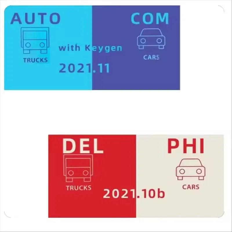 2021.11 Auto + Com Diagnostic Software Package - Delphi 2021.10b + DS150E + Free Keygen