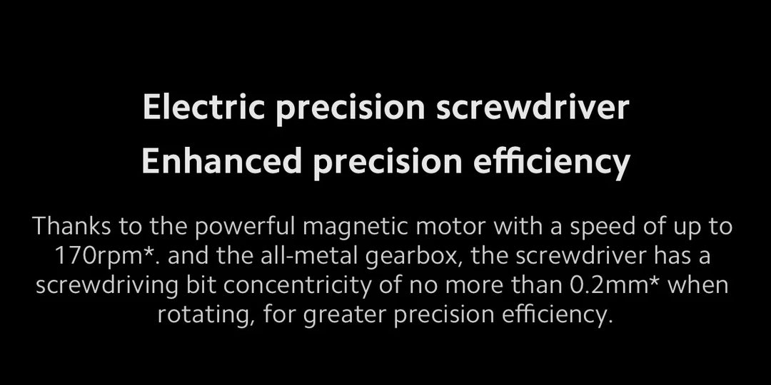 Xiaomi Mijia Electric Precision Screwdriver Magnetic Kit with 24 PCS Screw Heads Power Tools Sets for Smart Home PC Phone Repair