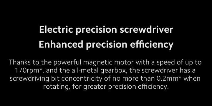 Xiaomi Mijia Electric Precision Screwdriver Magnetic Kit with 24 PCS Screw Heads Power Tools Sets for Smart Home PC Phone Repair
