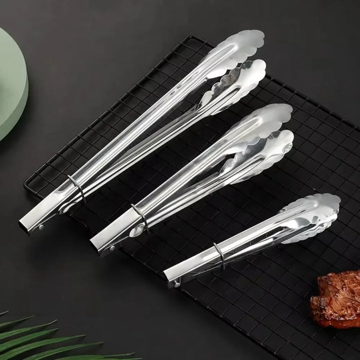 Bbq Hot Clamp Stainless Steel Plum Multifunctional Clamp Outdoor BBQ BBQ Accessories Bbq Kitchen Restaurant Bar Home Garden