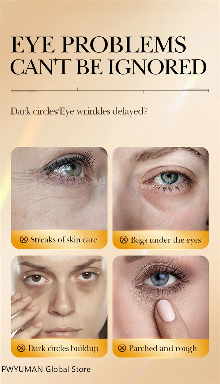 Retinol Anti Wrinkle Eye Serum Peptide Remove Dark Circles Eye Bags Puffiness Cream Moisturizing Repairing Korean Skincare New