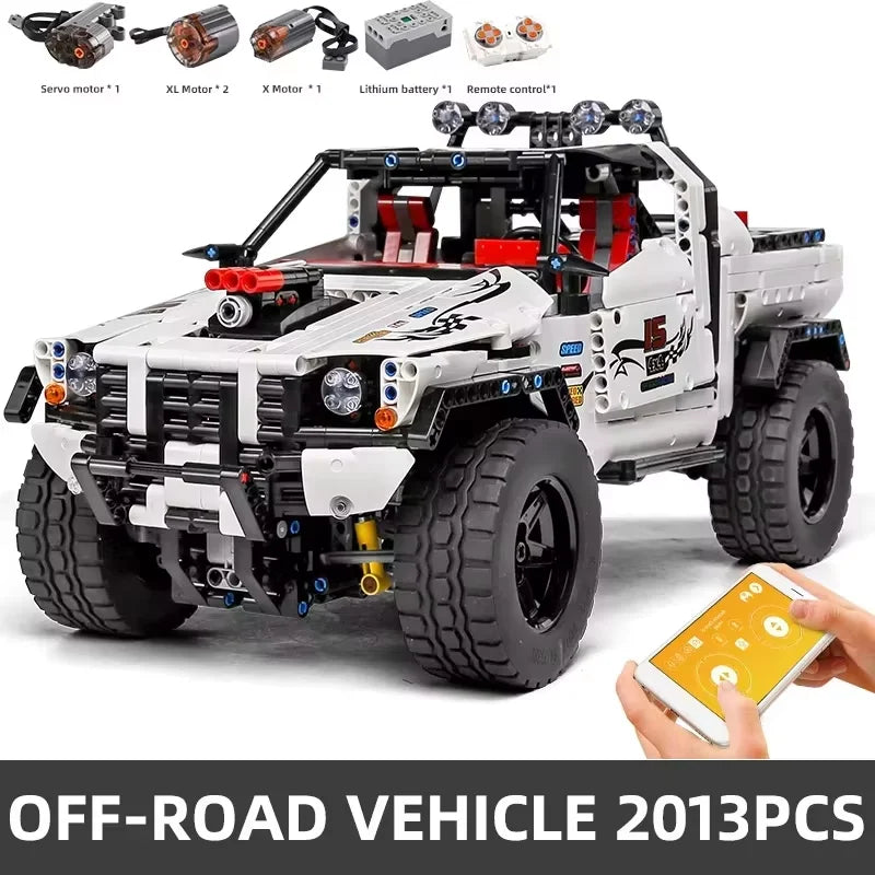 MOULD KING 18002 Technical RC Car Toys For Boys Building Blocks Remote Control Off-Road Car Terrain Climbing Buggy Truck Gifts