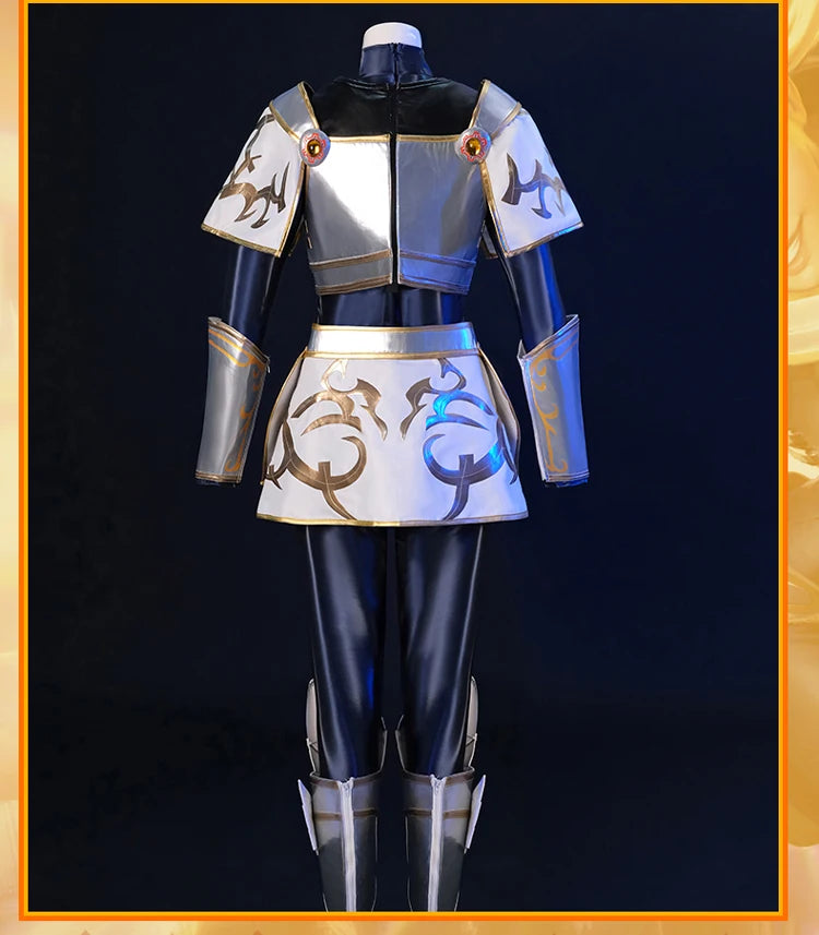 ROLECOS Game LOL The Lady of Luminosity Lux Cosplay Costume Lux Magic College Girl Uniform Women Costume Halloween Full Set